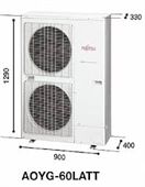 מעבה VRF דגם AJYO 72 LELAH זריקה מקדימה פאזה אחרת